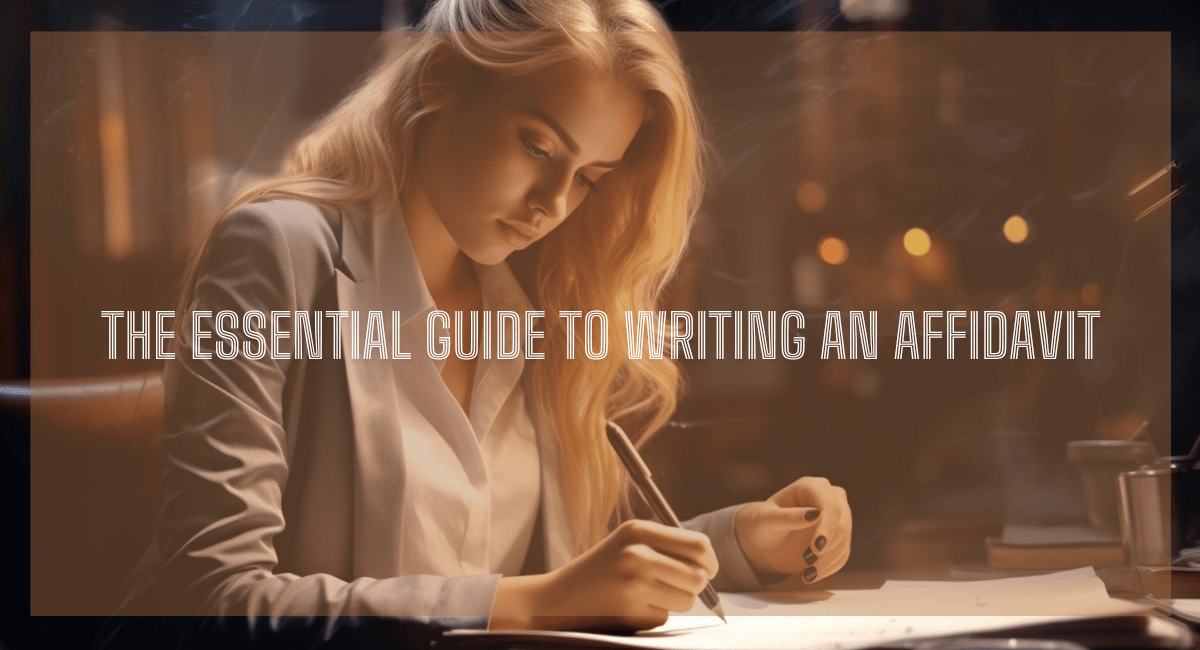 The Essential Guide to Writing an Affidavit